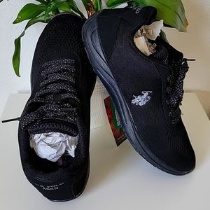 U S Polo Assn black Sneakers 10 size